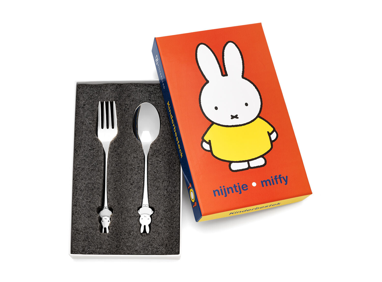 Posate per bambini 2 pezzi miffy in acciaio inox