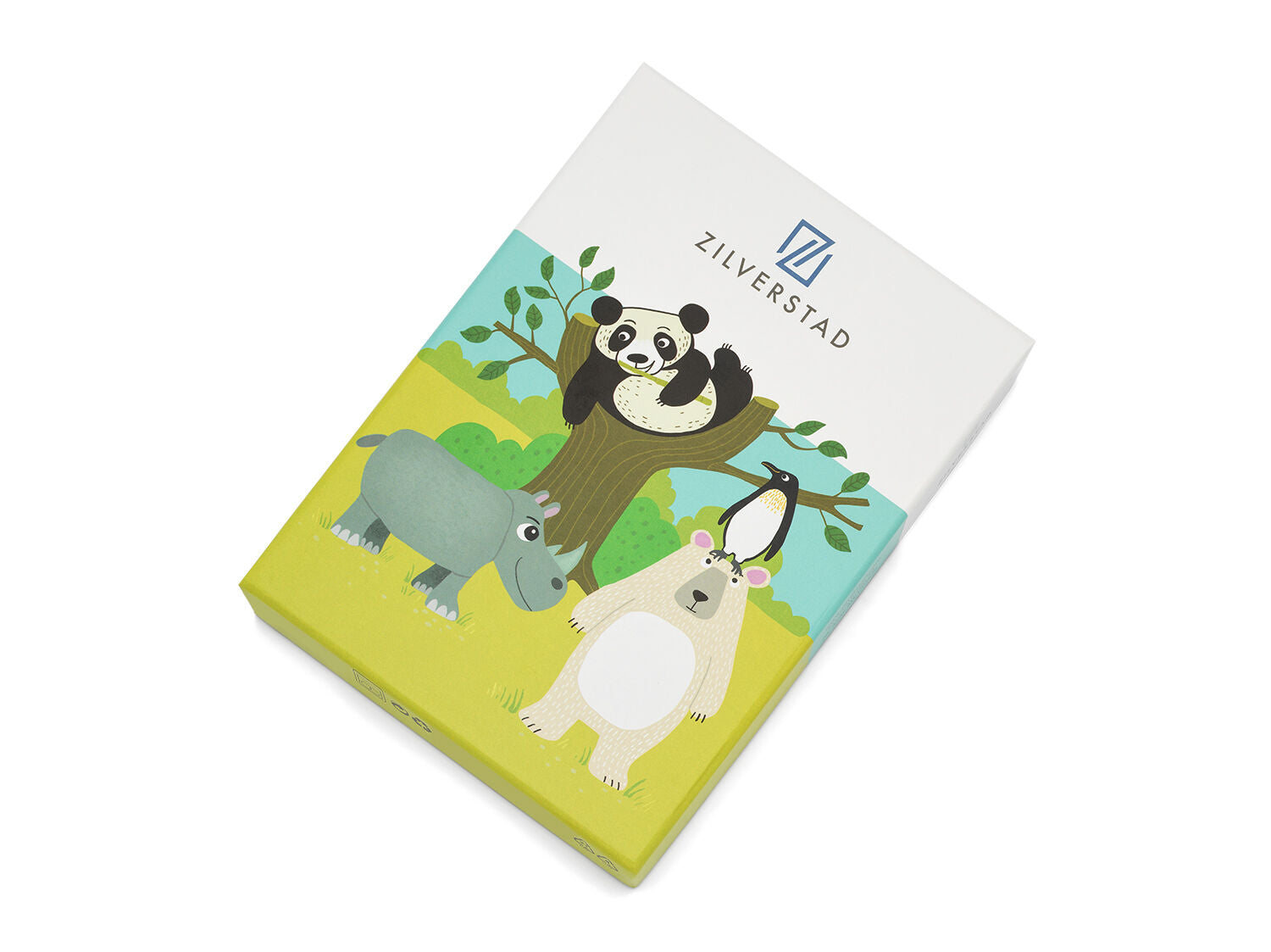 Posate per bambini Wildlife, 4 pezzi, acciaio inox