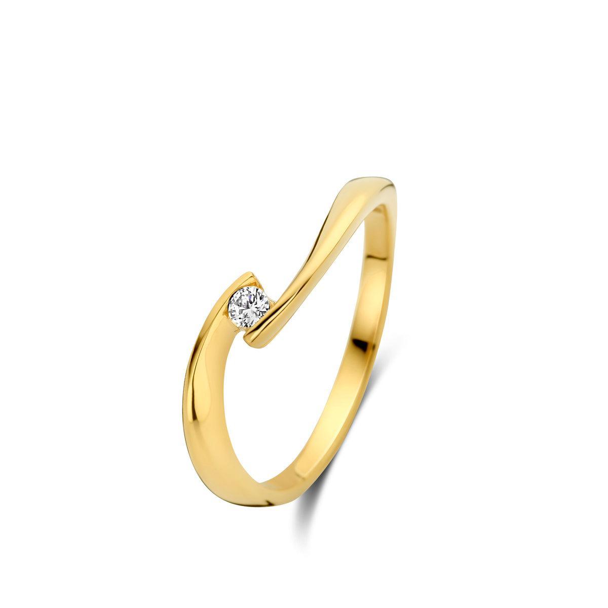 BRUNOTT BASICS RING MET DIAMANT