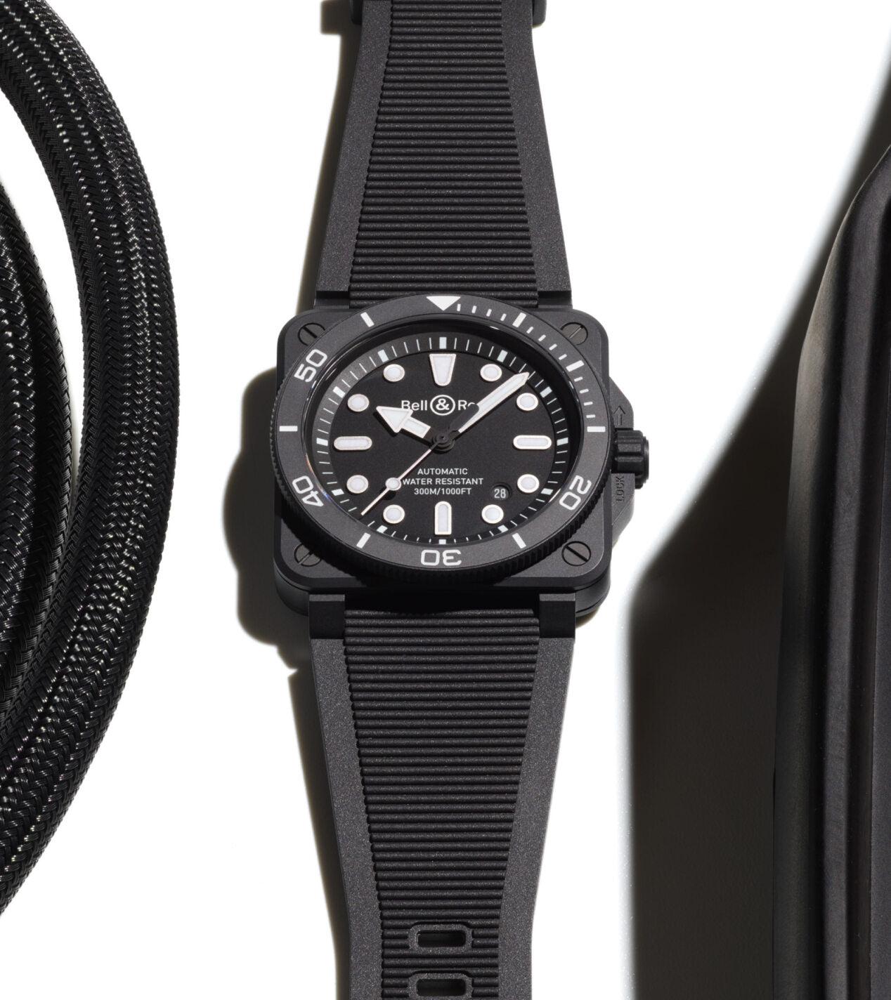 BR 03 DIVER BLACK MATTE CERAMIC