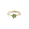 RING 'ALLERLIEFSTE' BLOOM MET LEAF GREEN