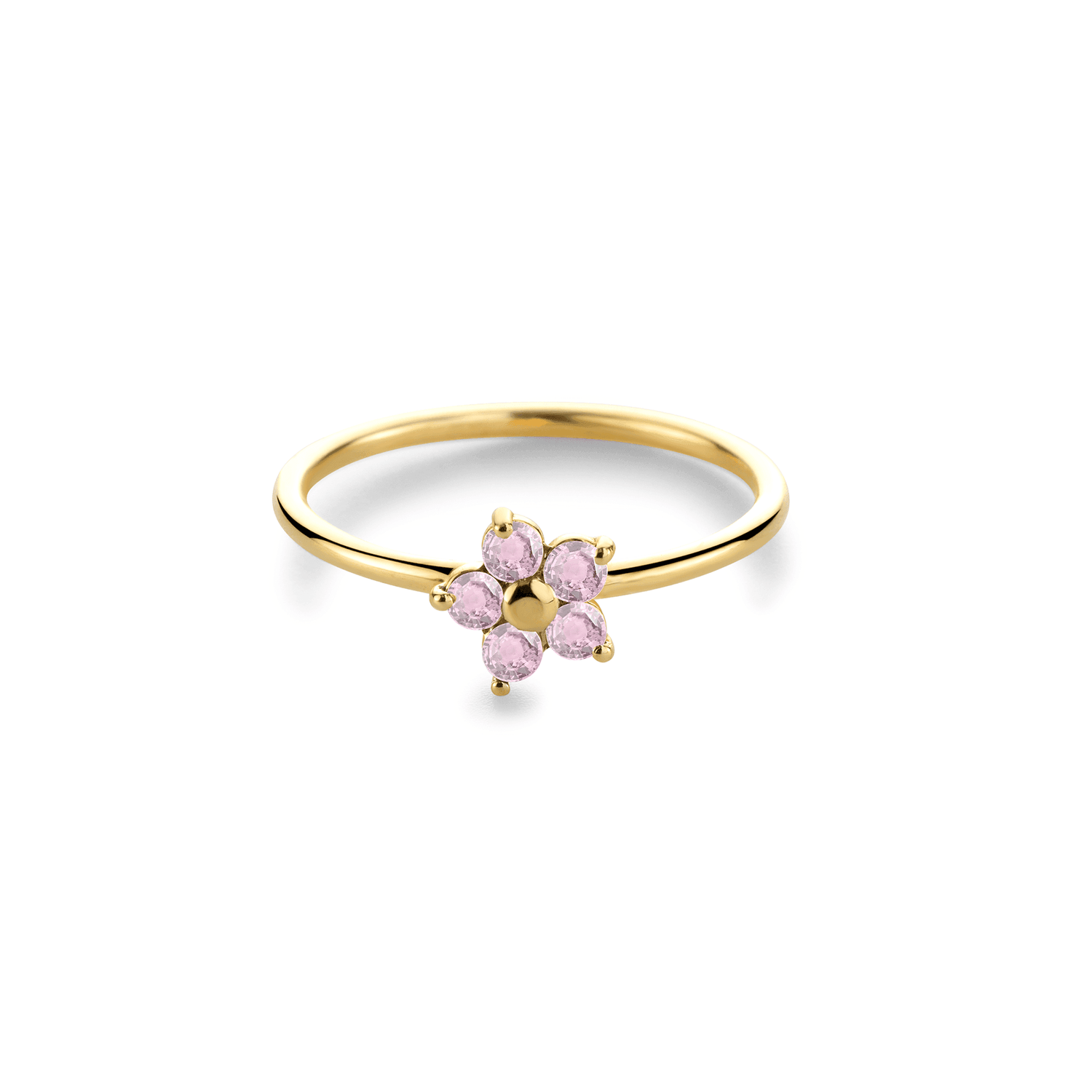 RING 'ALLERLIEFSTE' BLOOM MET SWEET PINK