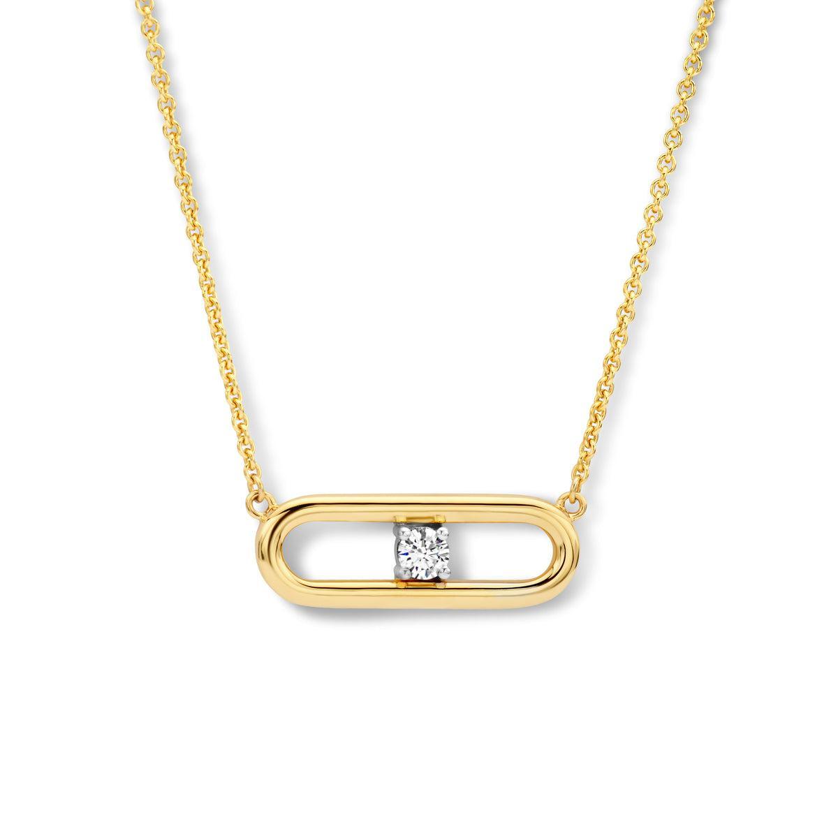 BRUNOTT BASICS COLLIER 064164A MET DIAMANT