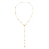 DANCING ÉLITE "SOFFIO" GOLD AND DIAMONDS Y NECKLACE