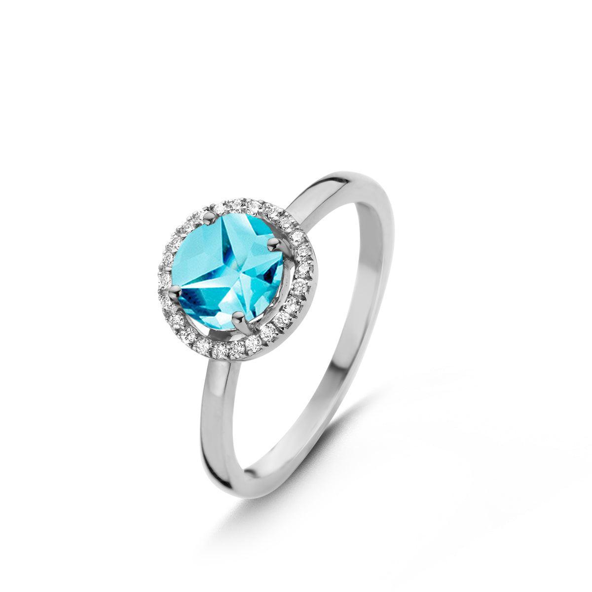 ETNA RING 050594AT MET SWISS BLUE TOPAAS