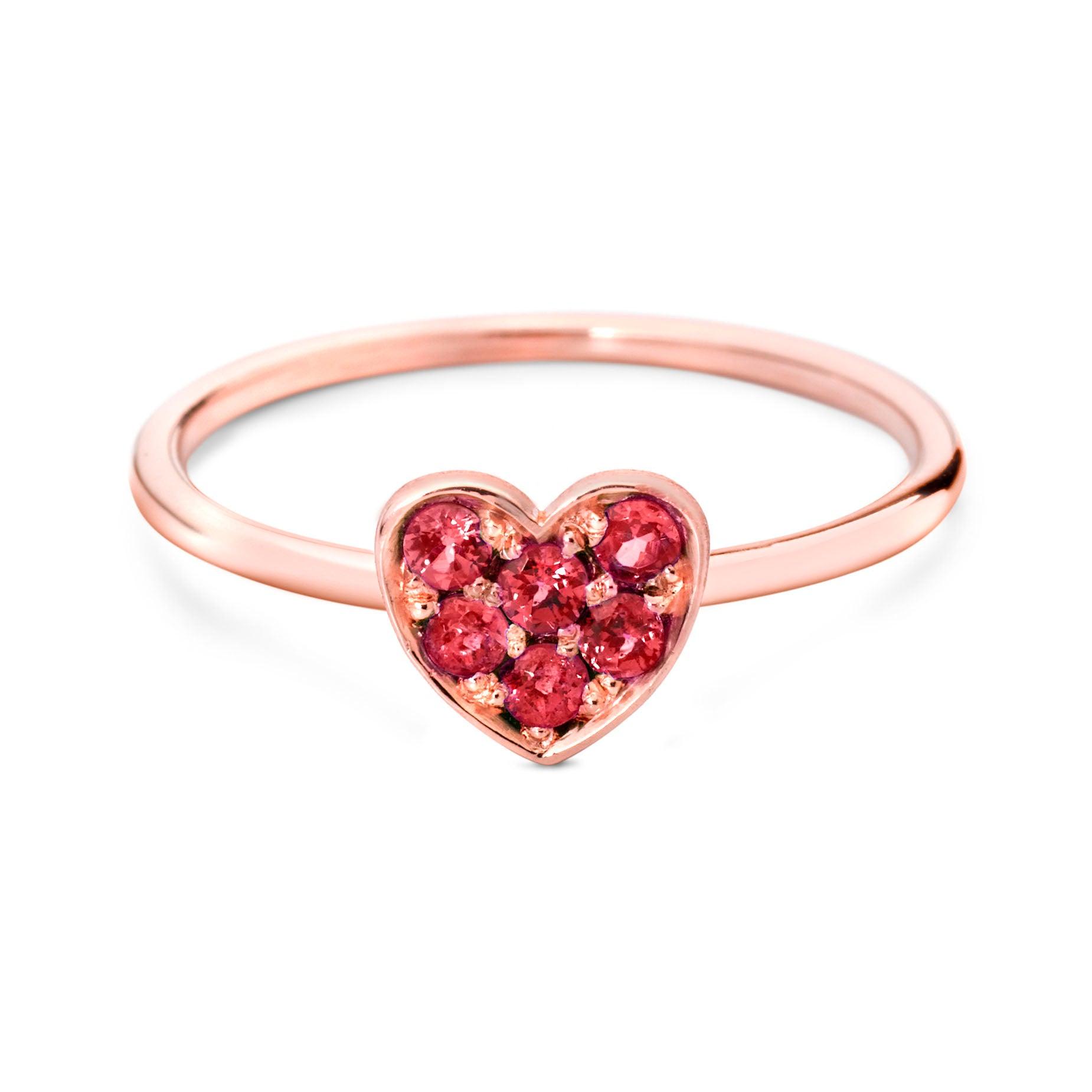 ANELLO MISS SPRING 'FOREVER' CUORE PAVÉ MSR020ROGG