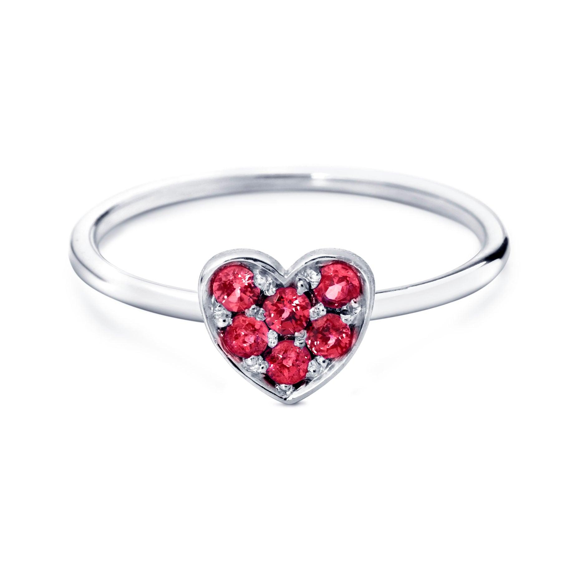 ANELLO MISS SPRING 'FOREVER' CUORE PAVÉ MSR020ROGG