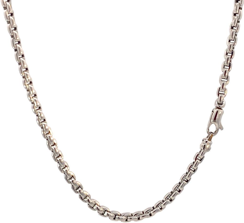 Monzario Oro - 612C - 14k Witgouden Collier - 48cm