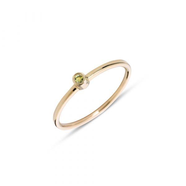 RING 'BUTTON' MET PERIDOT