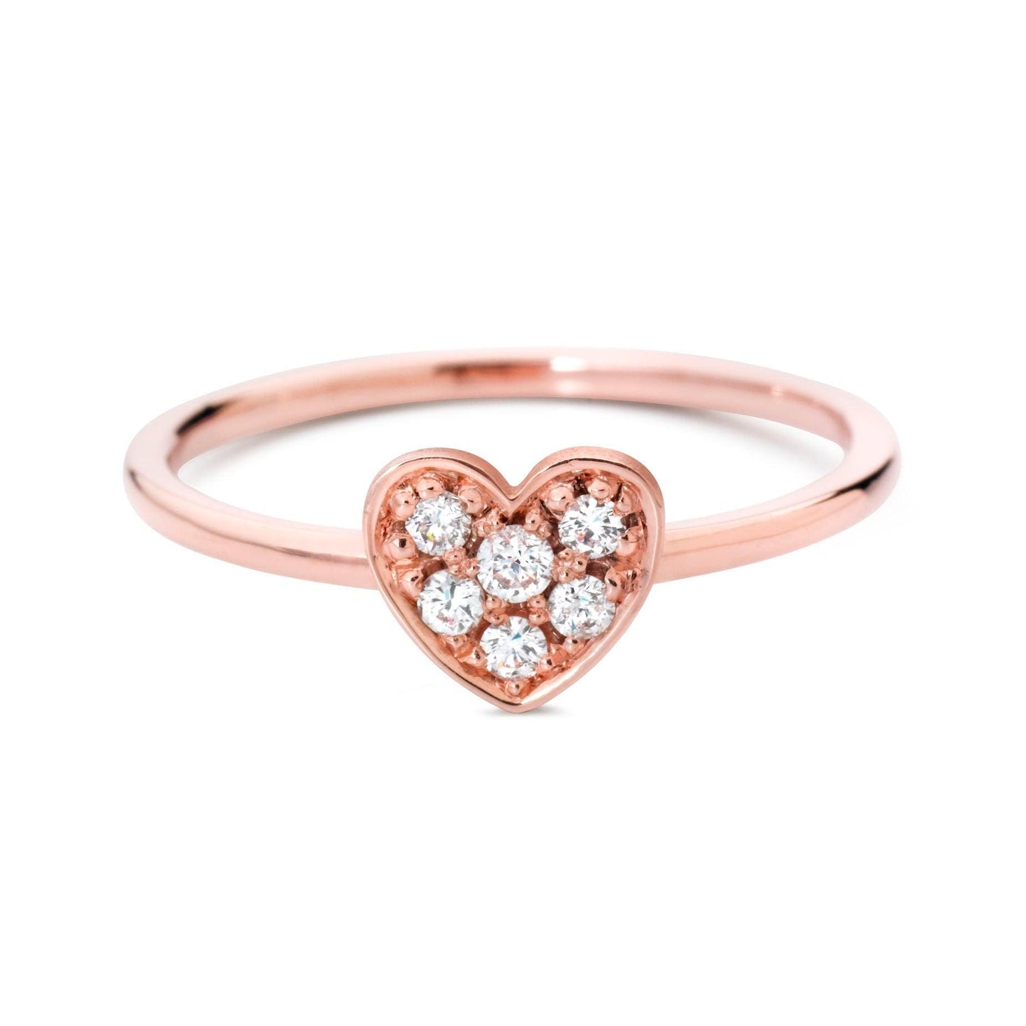 RING 'FOREVER' HEART PAVÉ