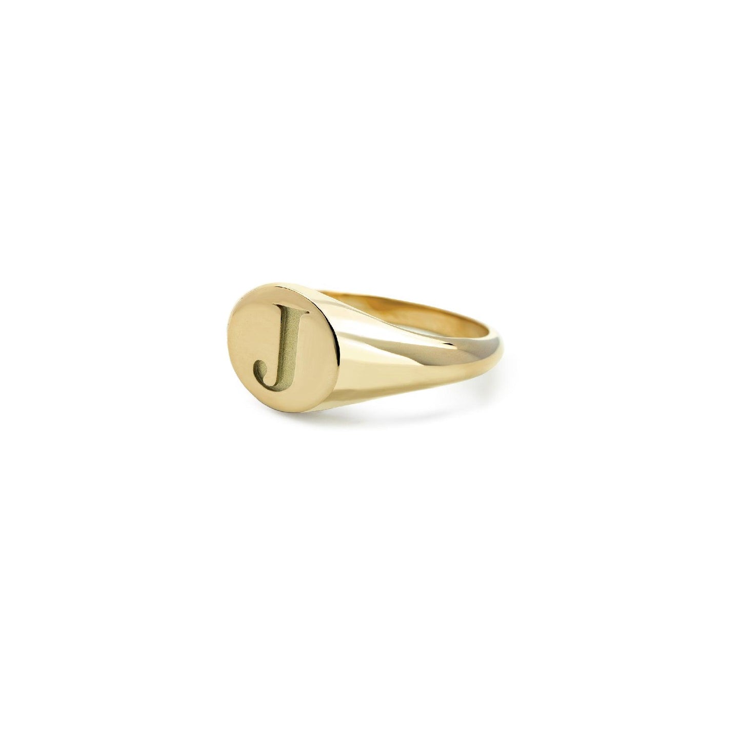 RING SIGNET 'PERSONAL' MET OF ZONDER GRAVURE