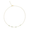 AMAZONIA "AMULETS" GOLD AND GREEN AVENTURINE NECKLACE