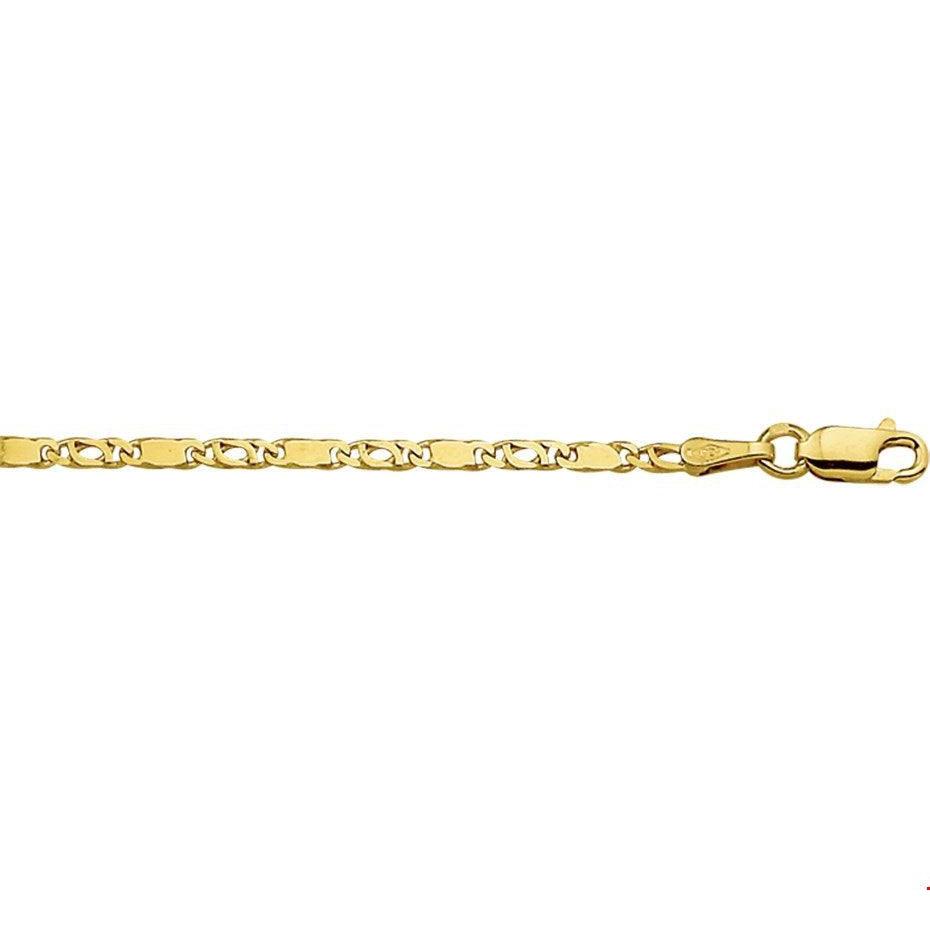 ARMBAND VALKENOOG 2,1 MM 14K GEELGOUD - 40.18432