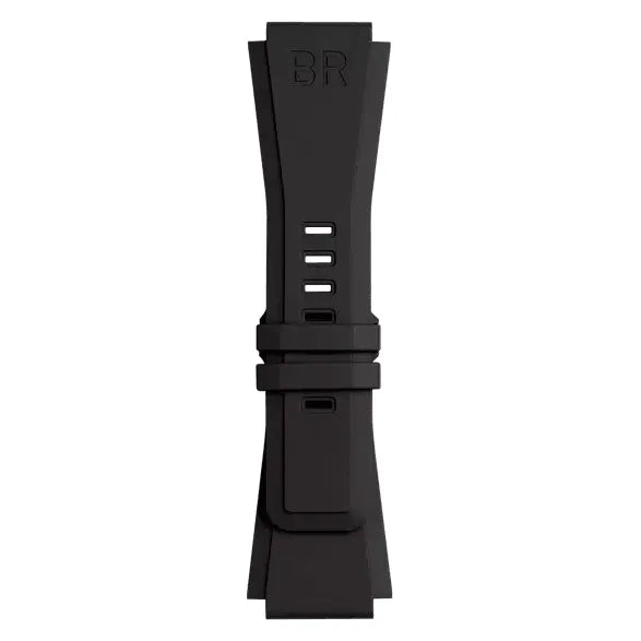 Bell & Ross B-P-021 Zwart Rubber band (Geen gesp)