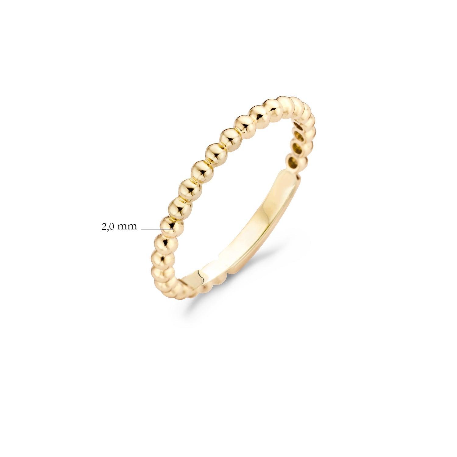 BLUSH RING 1105YGO 14 K GEELGOUD