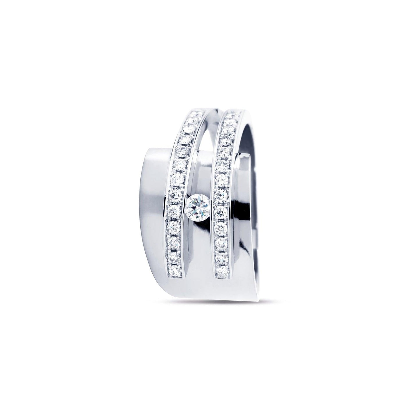 BYR&C LEGACY RING "GALLA" R52GGWG-RICHE SI/R