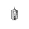 Chain Army Tag Pendant Silver - 669 one