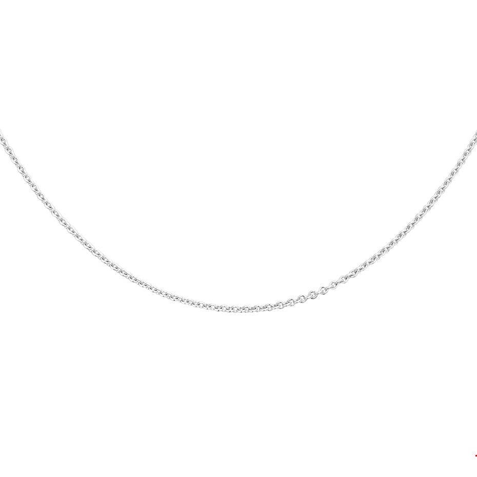 COLLIER ANKER PLAT 1,2 MM 14K WITGOUD - 41.03682