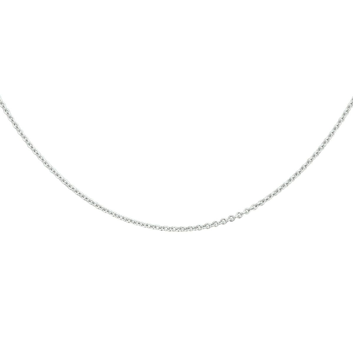 COLLIER ANKER PLAT 1,2 MM 14K WITGOUD - 41.03682