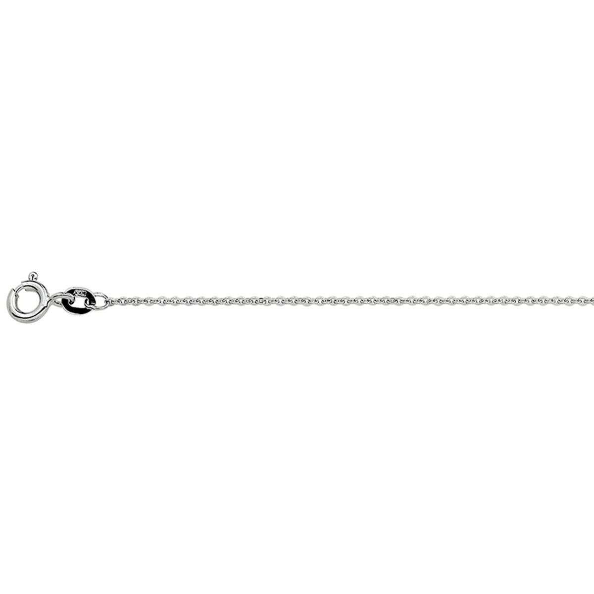 COLLIER ANKER PLAT 1,2 MM 14K WITGOUD - 41.03682