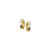 KLAPOORRINGEN 3,0 MM VLAK 14K BICOLOR GOUD GEEL/WIT - 42.07926