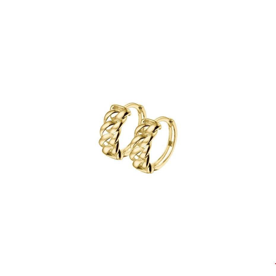 KLAPOORRINGEN GOURMET 5 X 13 MM 14K GEELGOUD - 40.18309