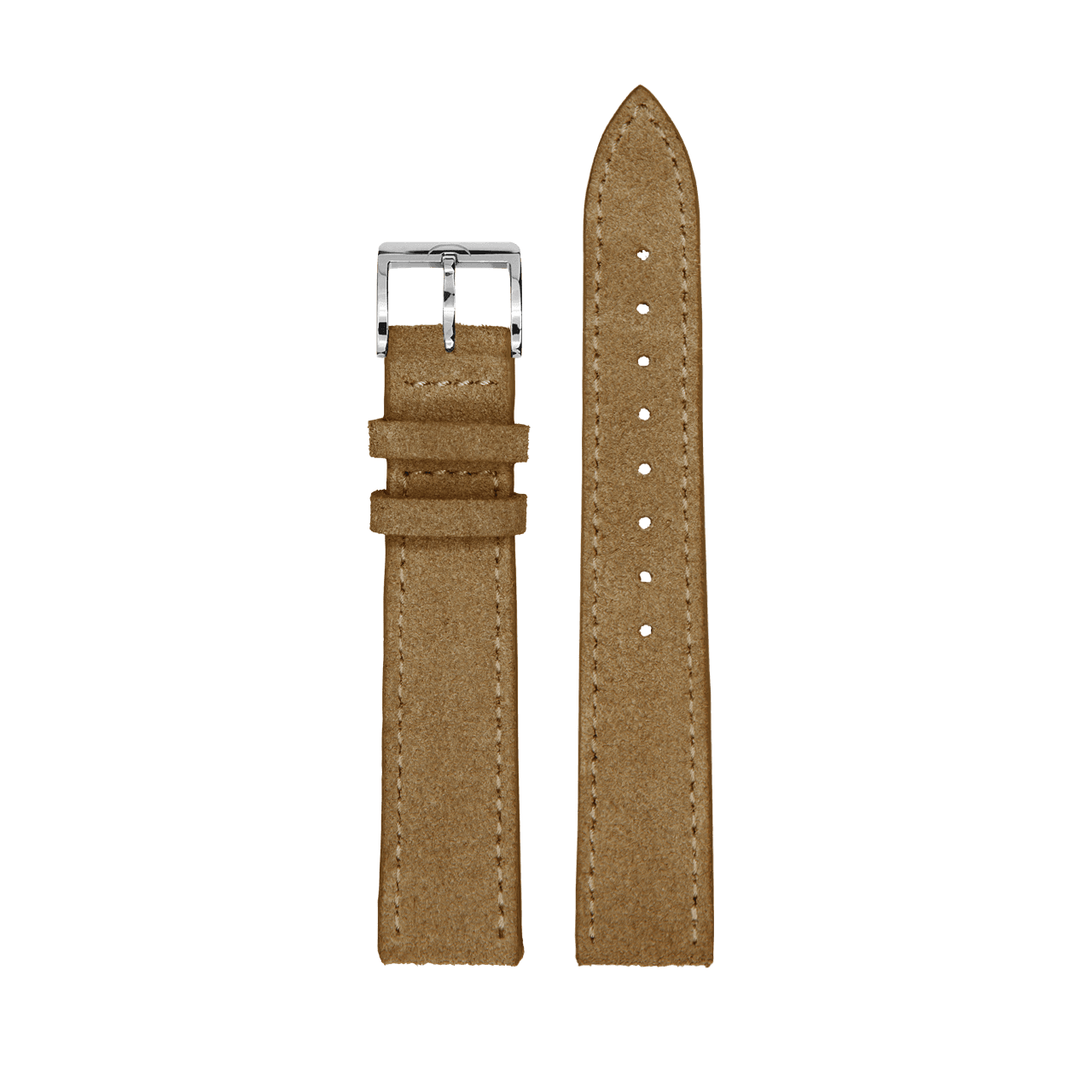 MEISTERSINGER COGNAC SUEDE LEREN BAND - Cognac stiksel