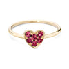 MISS SPRING RING 'FOREVER' HEART PAVÉ MSR020ROGG