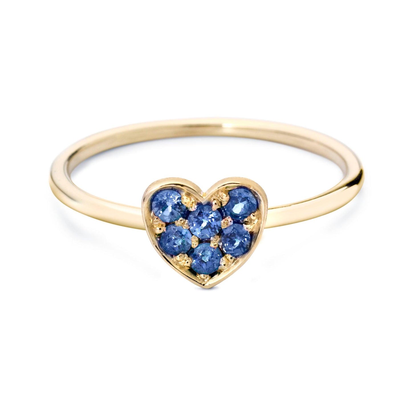 MISS SPRING RING "FOREVER" HEART PAVÉ MSR020SAGG