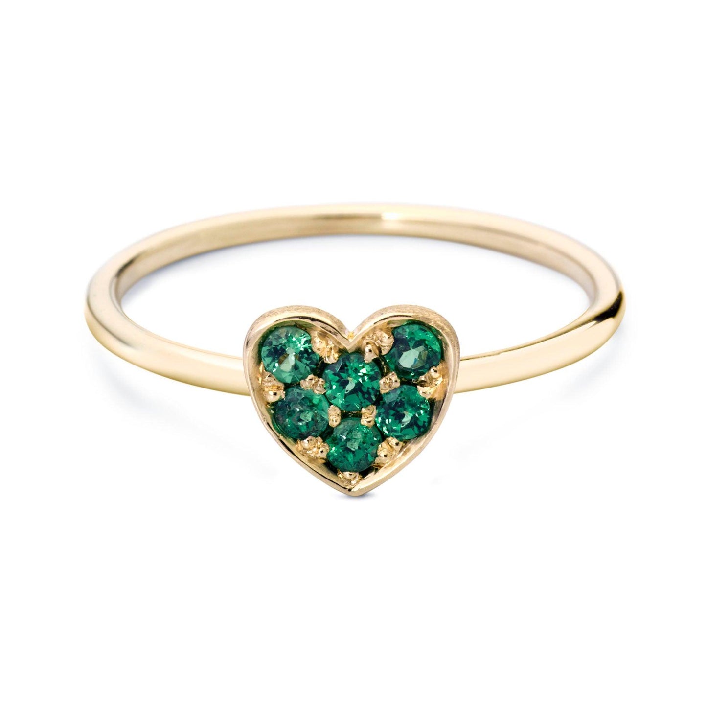 MISS SPRING RING "FOREVER" HEART PAVÉ MSR020TSAGG