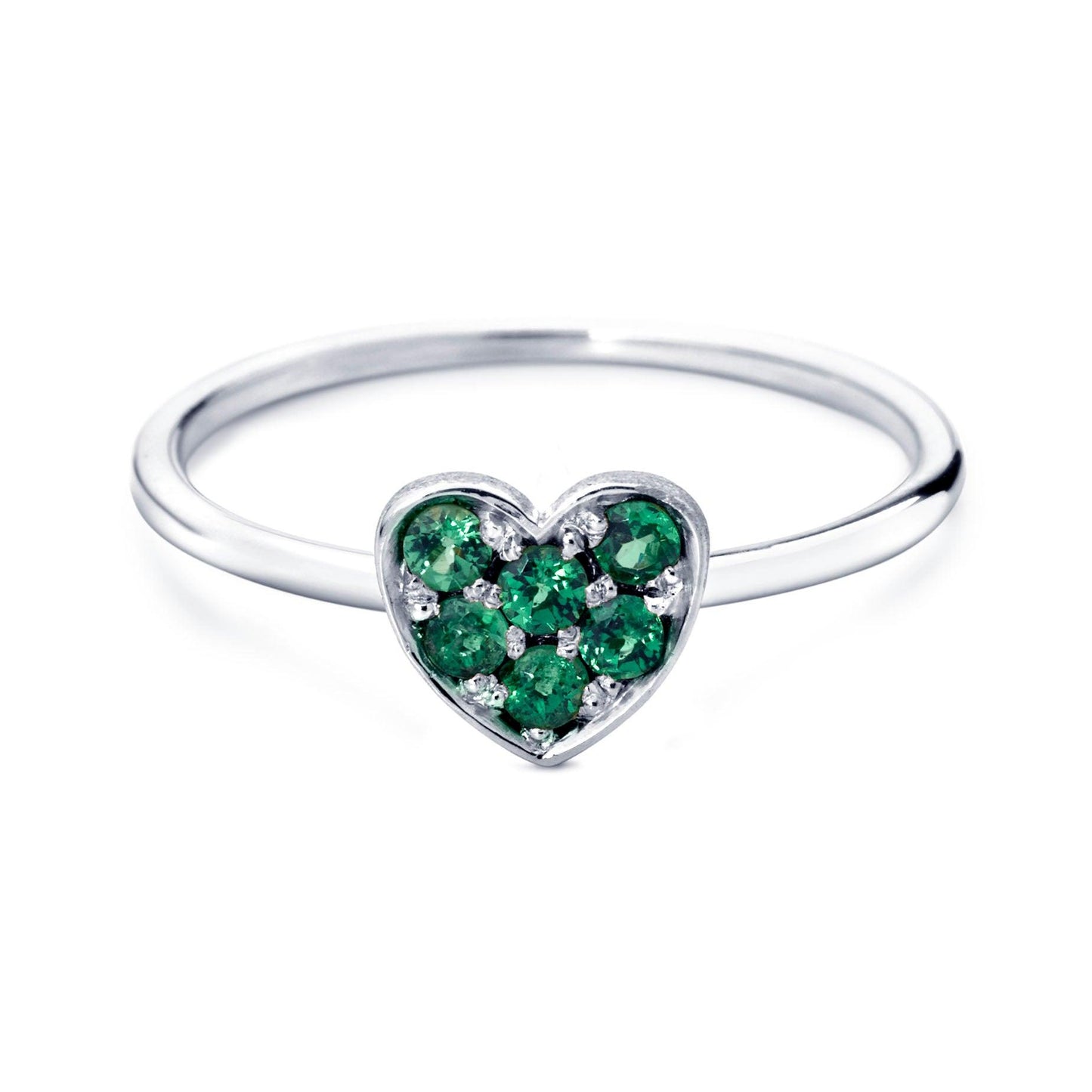 MISS SPRING RING "FOREVER" HEART PAVÉ MSR020TSAWG