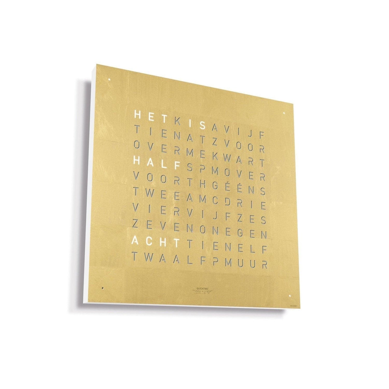 Qlocktwo - Large Creator's Edition Gold