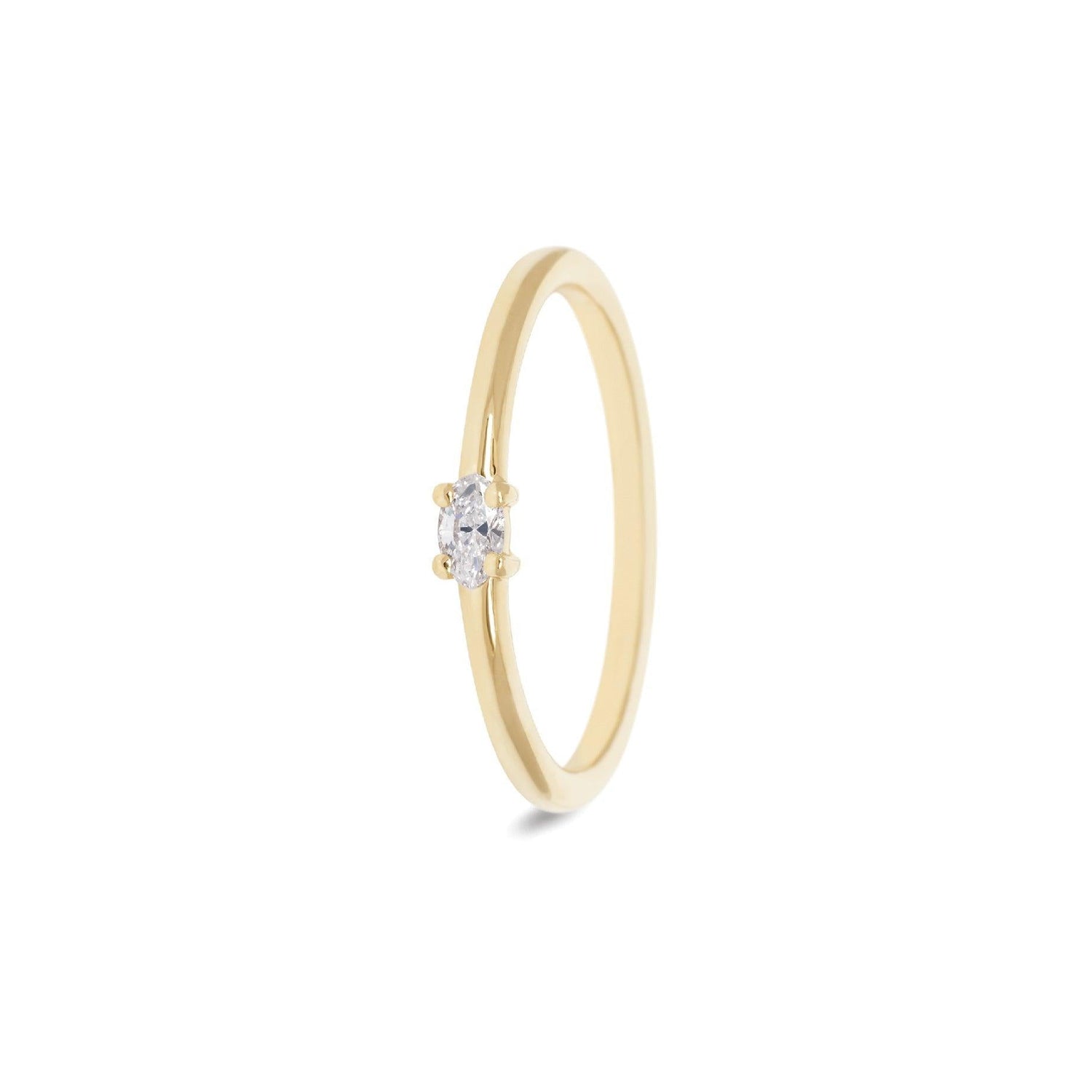 RING MARQUISE 'BRILLIANTLY' MET DIAMANT