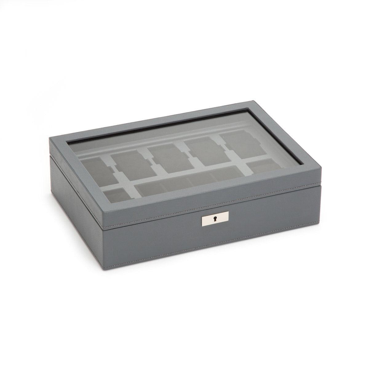 Wolf 465265 Howard Watch Box Grey